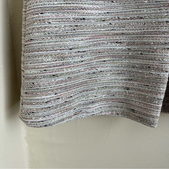 J. Crew Box Pleat Pink Pepper Tweed A-Line Skirt Sz 4 - Picture 5 of 14